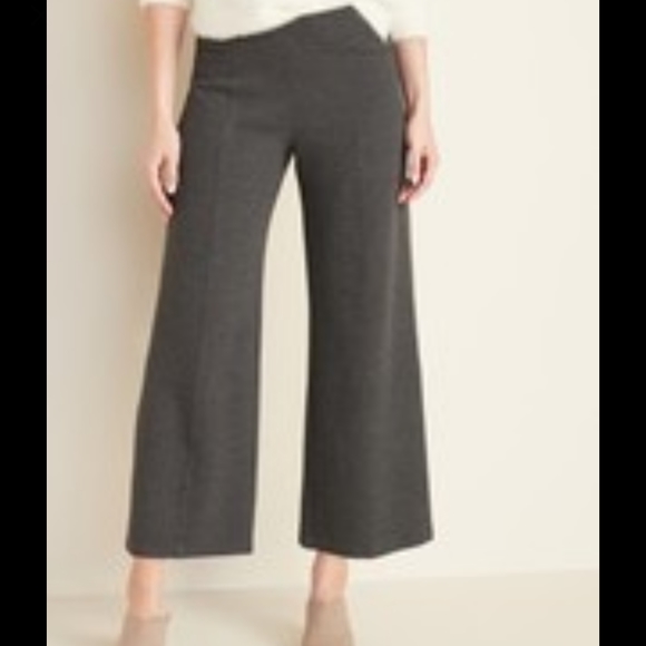 loft wide leg pull on pants